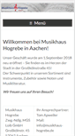 Mobile Screenshot of musikhaus-hogrebe.de